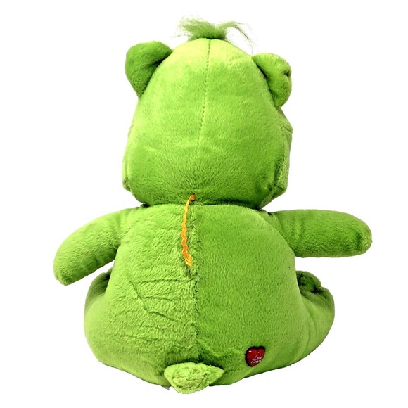 NANCO Care Bears Good Luck Bear 13" Vintage 2004 Green Irish Shamrock Plush - Picture 4 of 12